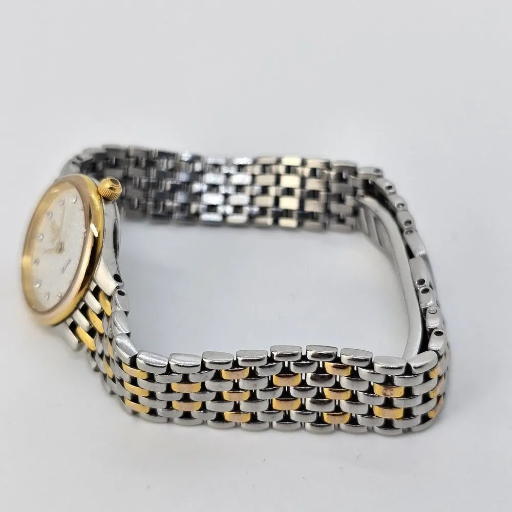 Ernest Borel Women's Watch 21MM Gray Dial Gray Gold Tone Bracelet 6